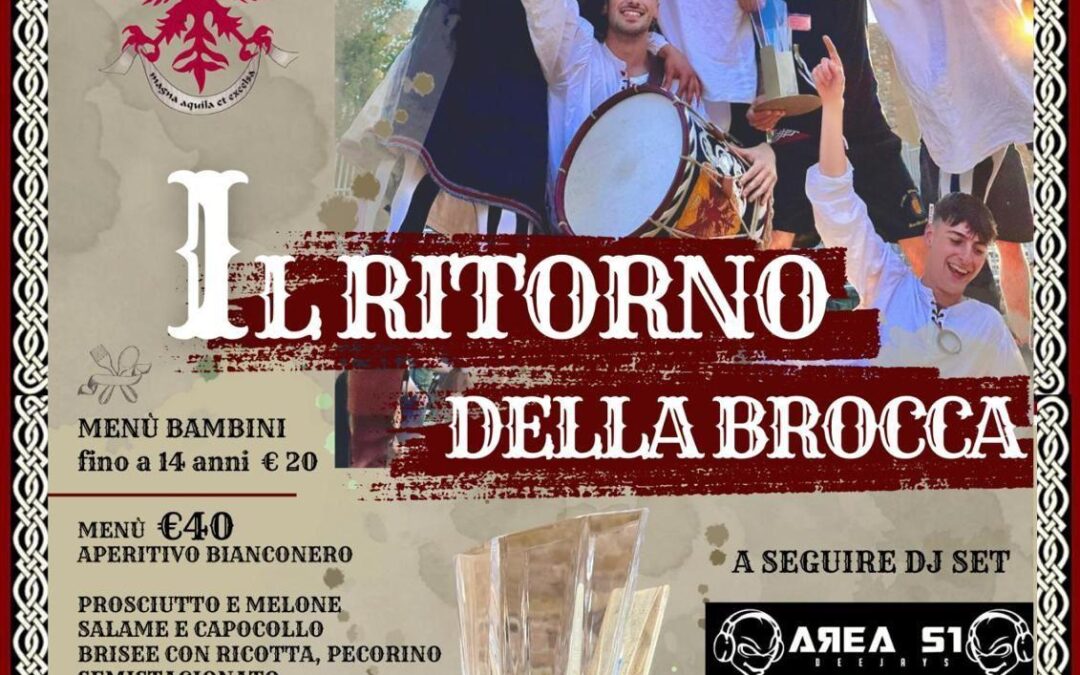 Cena della Vittoria Alfieri: il Borgo festeggia a Bagno Vignoni sabato 26 agosto